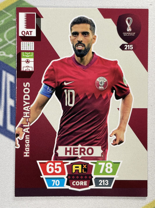 Hasan Al-Haydos Qatar Panini World Cup 2022 Adrenalyn XL Card