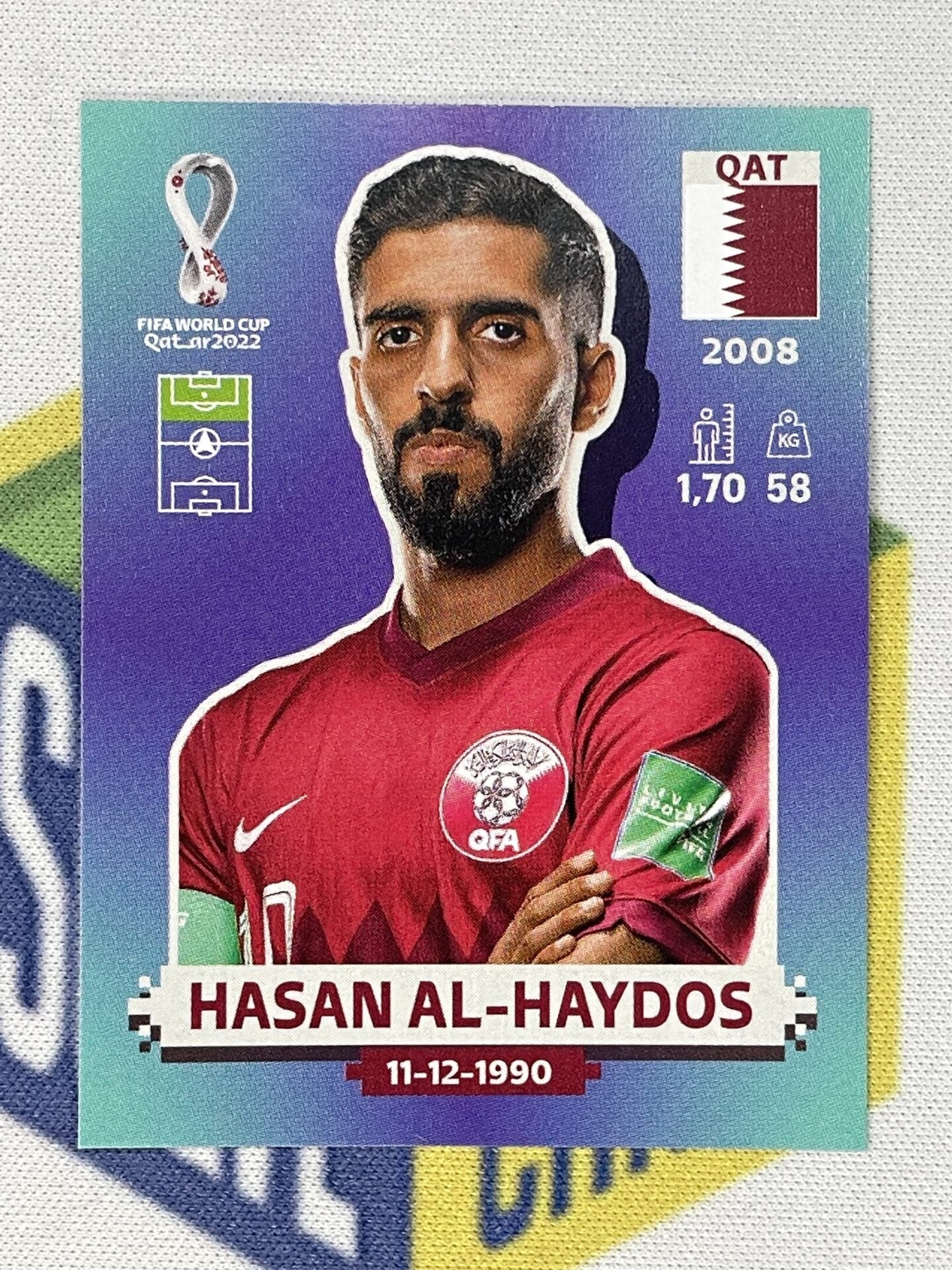 Hasan Al-Haydos Qatar Panini World Cup 2022 Qatar Stickers