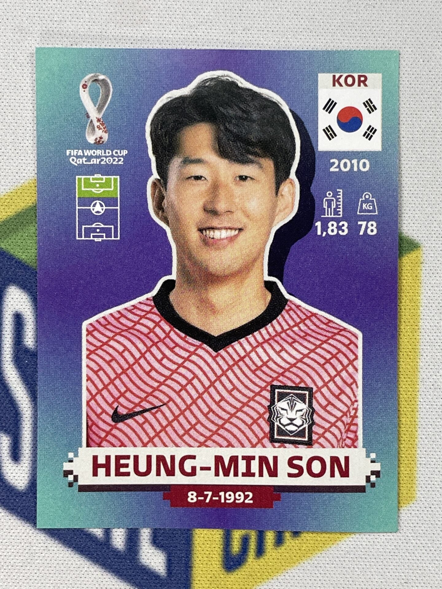 Heung-Min Son Korea Republic Panini World Cup 2022 Qatar Stickers