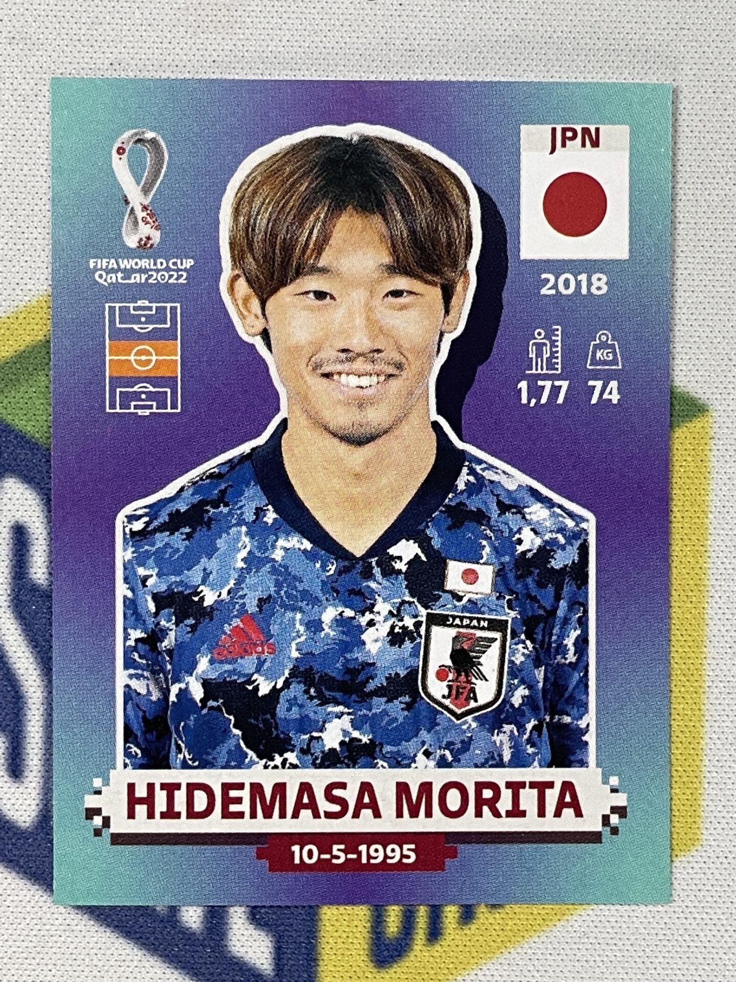 Hidemasa Morita Japan Panini World Cup 2022 Qatar Stickers