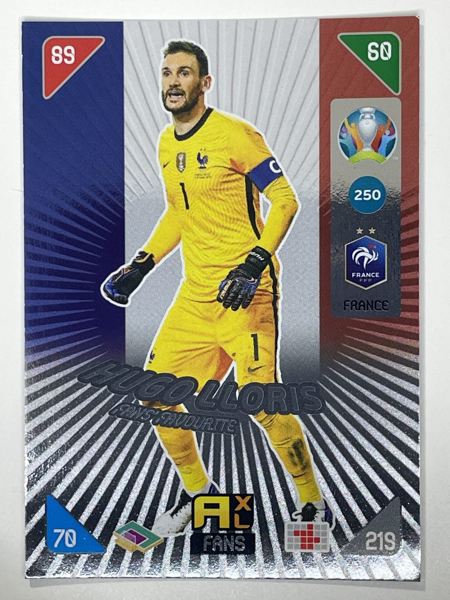 Hugo Lloris Fans Favourites (France) Football Card &#8211; Euro 2020 Adrenalyn XL