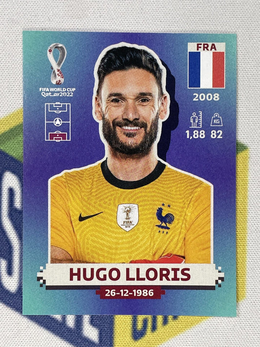 Hugo Lloris France Panini World Cup 2022 Qatar Stickers