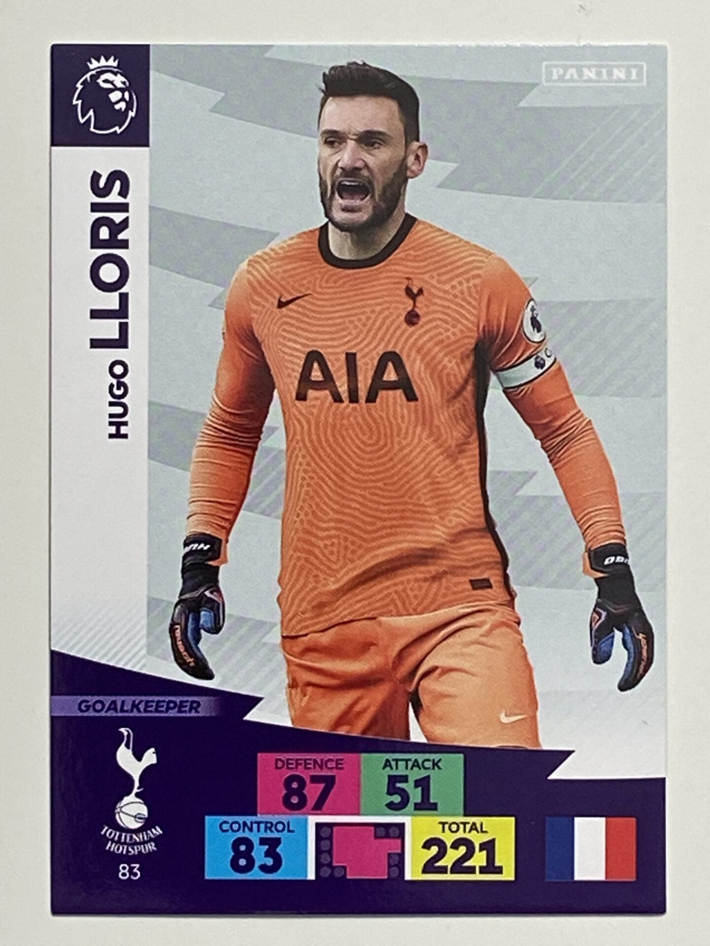 Hugo Lloris (Tottenham) Football Card &#8211; Premier League Adrenalyn XL 2020:21