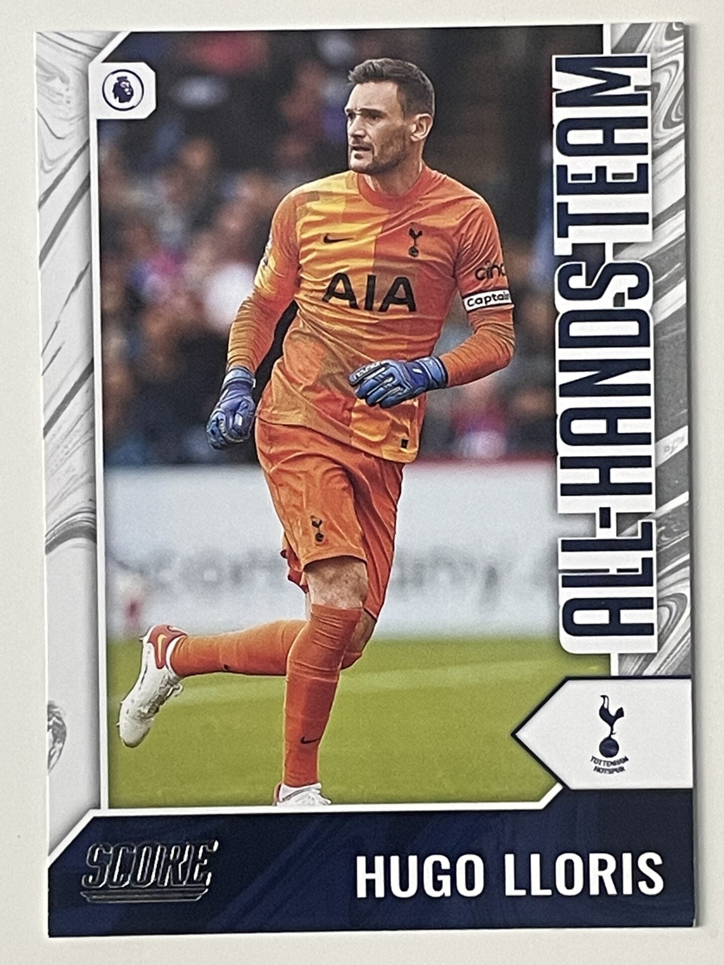 Hugo Lloris Tottenham Hotspur All-Hands Team Panini Premier League Score 2021 2022