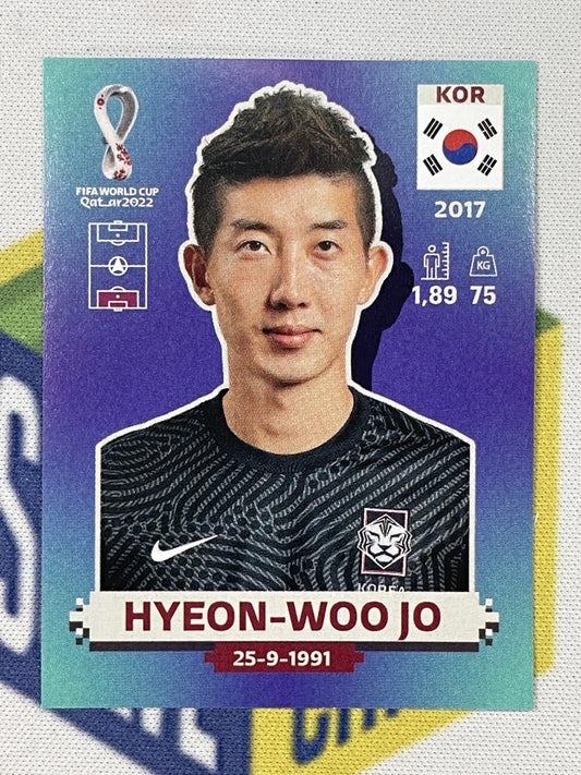 Hyeon-Woo Jo Korea Republic Panini World Cup 2022 Qatar Stickers