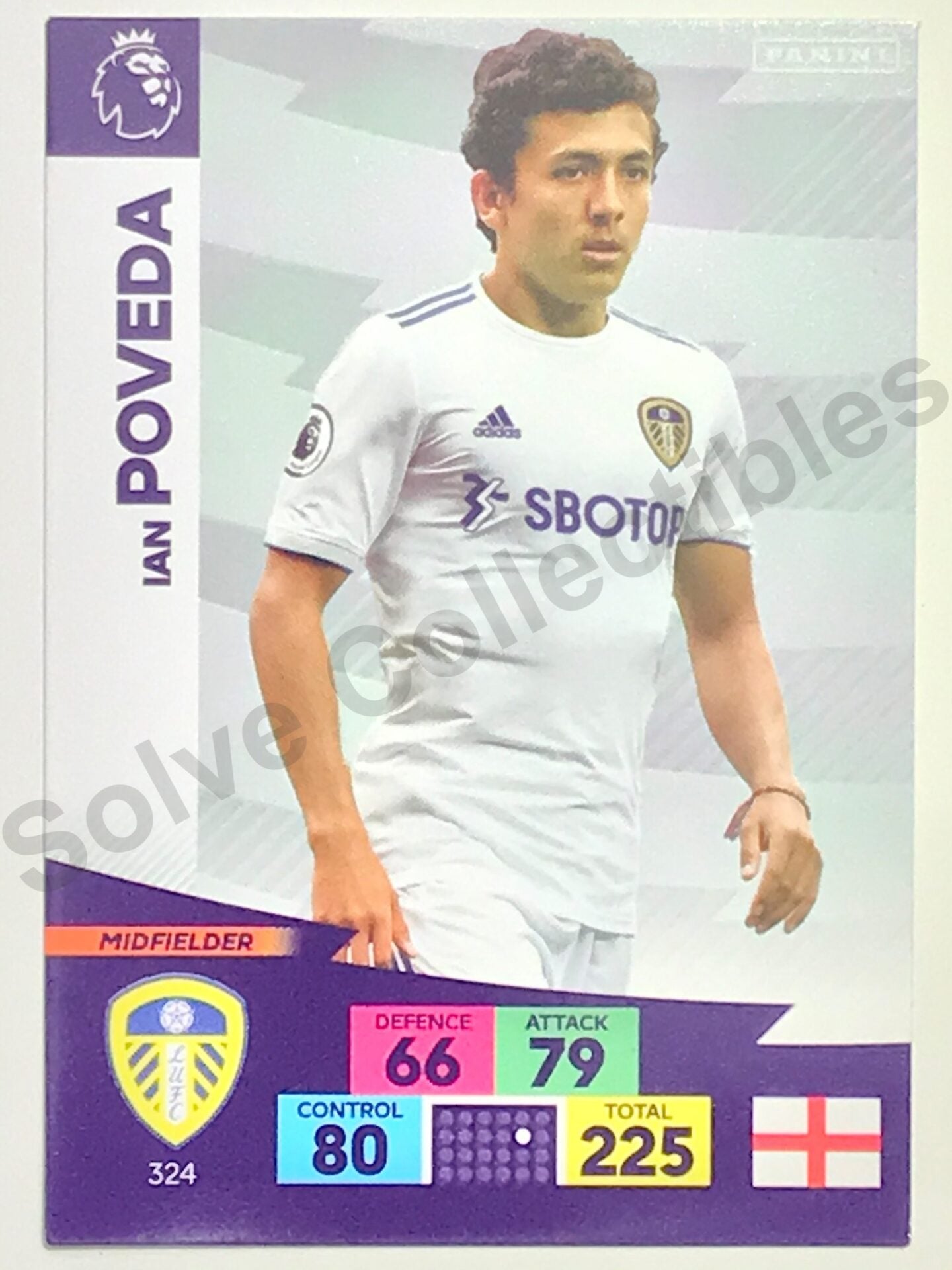 Ian Poveda (Leeds United) Football Card &#8211; Premier League Adrenalyn XL 2020:21