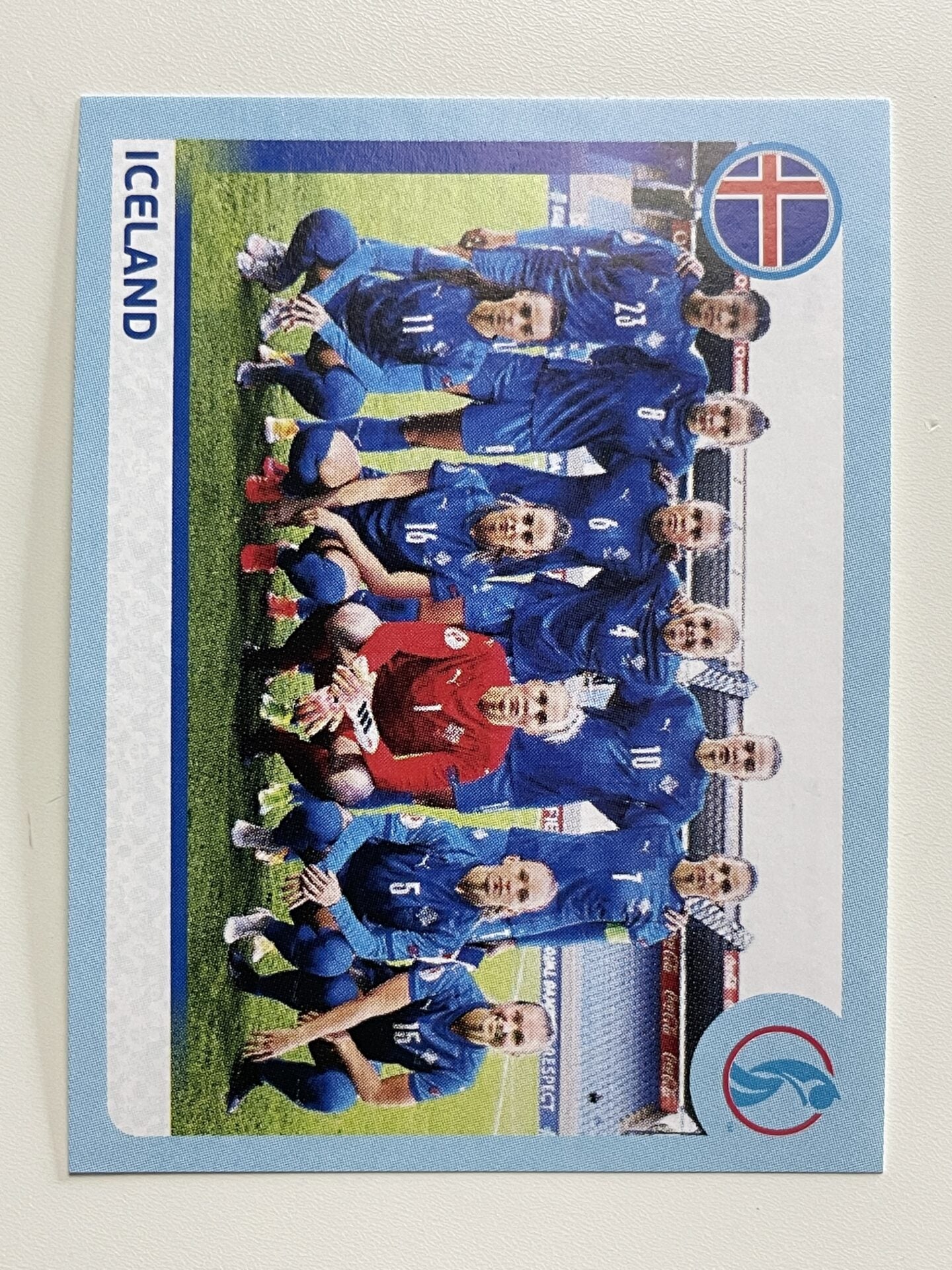 Iceland Team Photo Panini Womens Euro 2022 Stickers Collection