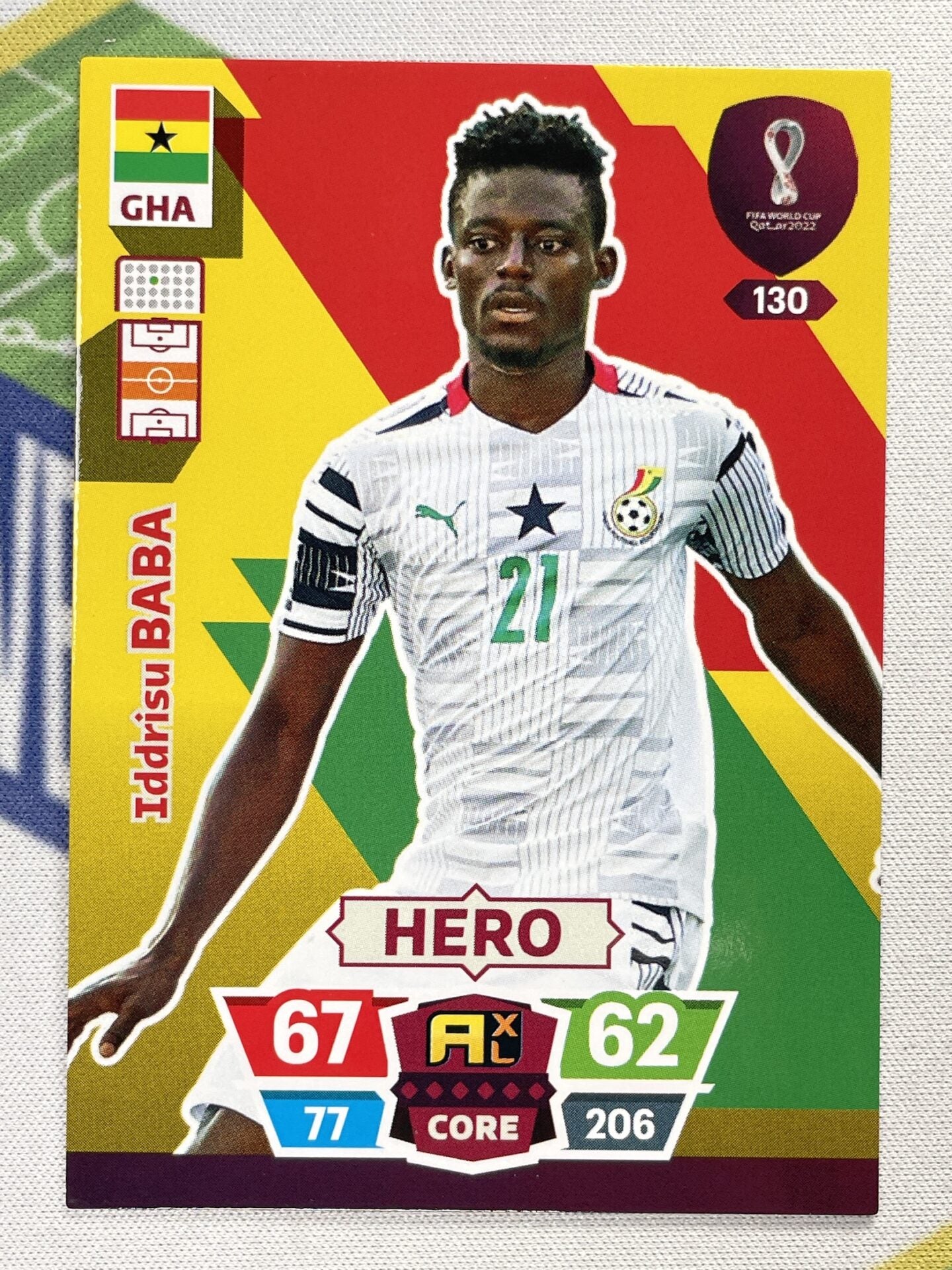 Iddrisu Baba Ghana Panini World Cup 2022 Adrenalyn XL Card