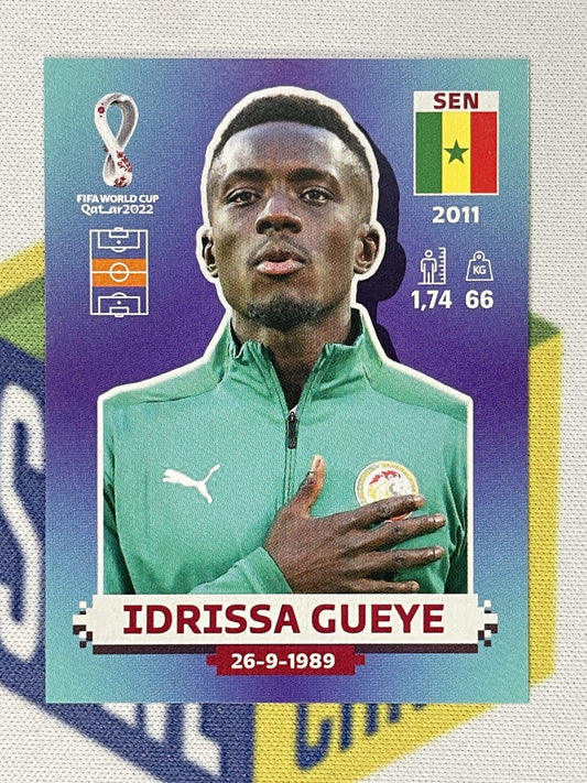 Idrissa Gueye Senegal Panini World Cup 2022 Qatar Stickers