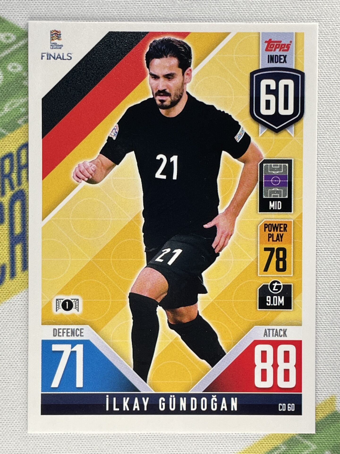 Ilkay Gundogan Germany Topps Match Attax 101 Road to Nations League 2022 Card