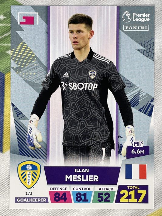 Illan Meslier Leeds Panini Premier League Adrenalyn XL 2023 Card