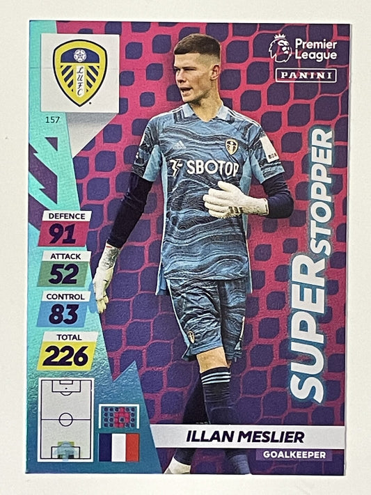 Illan Meslier Leeds United Super Stopper Panini Adrenalyn XL PLUS Premier League 2021 2022