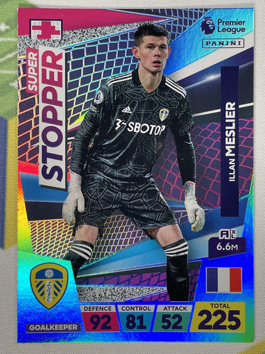 Illan Meslier Leeds United Super Stopper Panini Premier League Adrenalyn XL 2023 Card