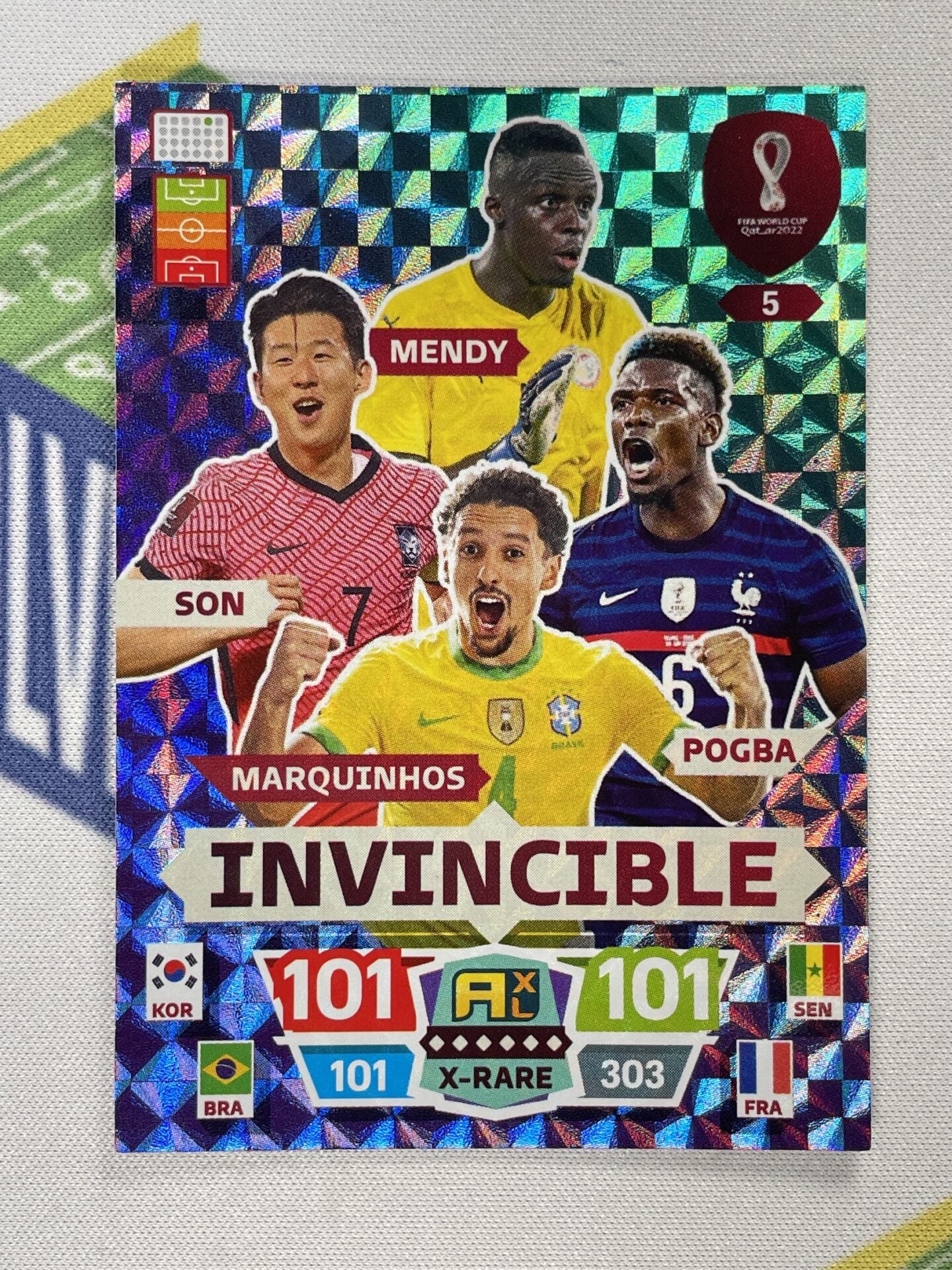 Invincible Panini World Cup 2022 Adrenalyn XL Card