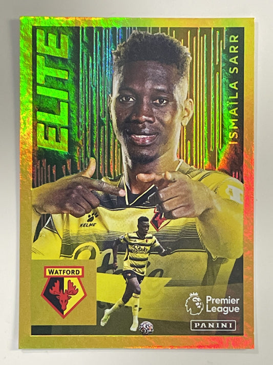 Ismaila Sarr Elite Watford Panini Premier League 2022 Football Stickers