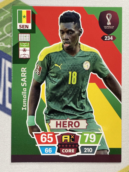 Ismaila Sarr Senegal Panini World Cup 2022 Adrenalyn XL Card