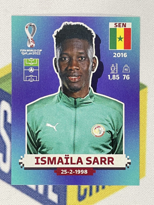 Ismaila Sarr Senegal Panini World Cup 2022 Qatar Stickers