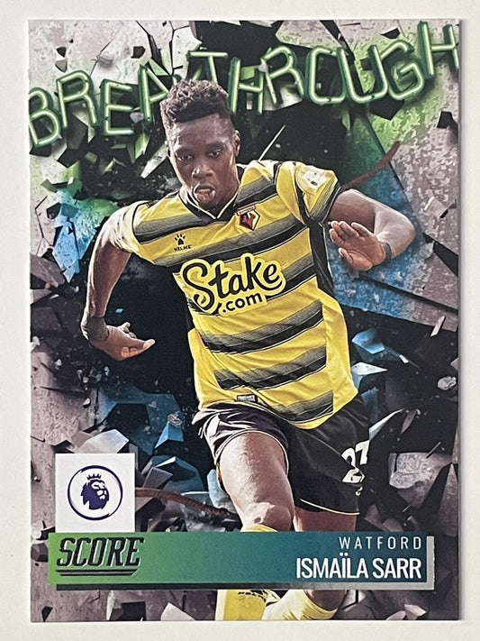 Ismaila Sarr Watford Breakthrough Panini Premier League Score 2021 2022