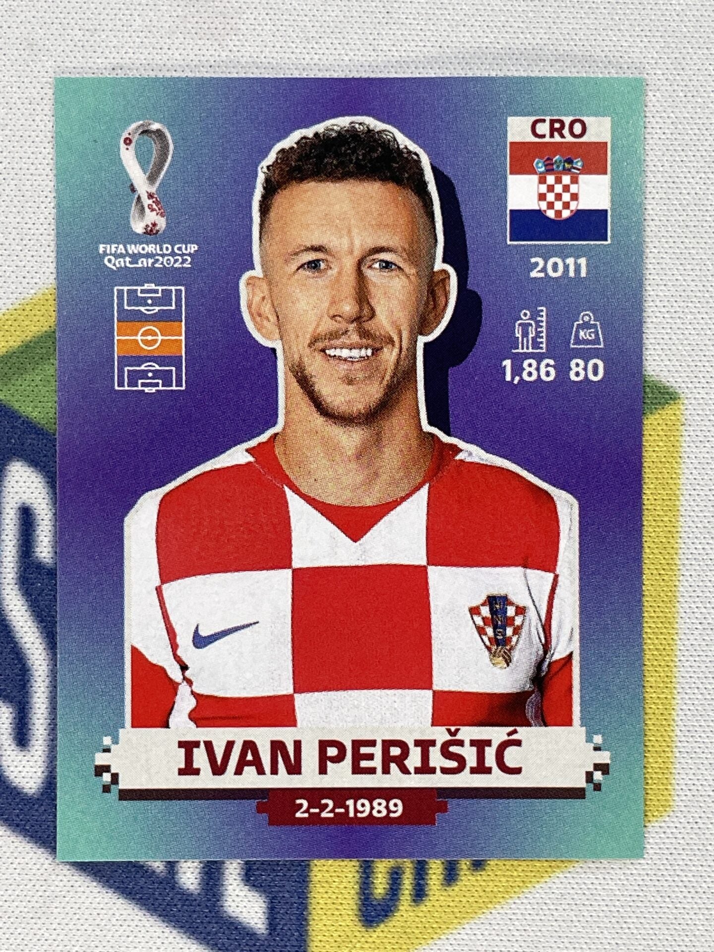 Ivan Perisic Croatia Panini World Cup 2022 Qatar Stickers