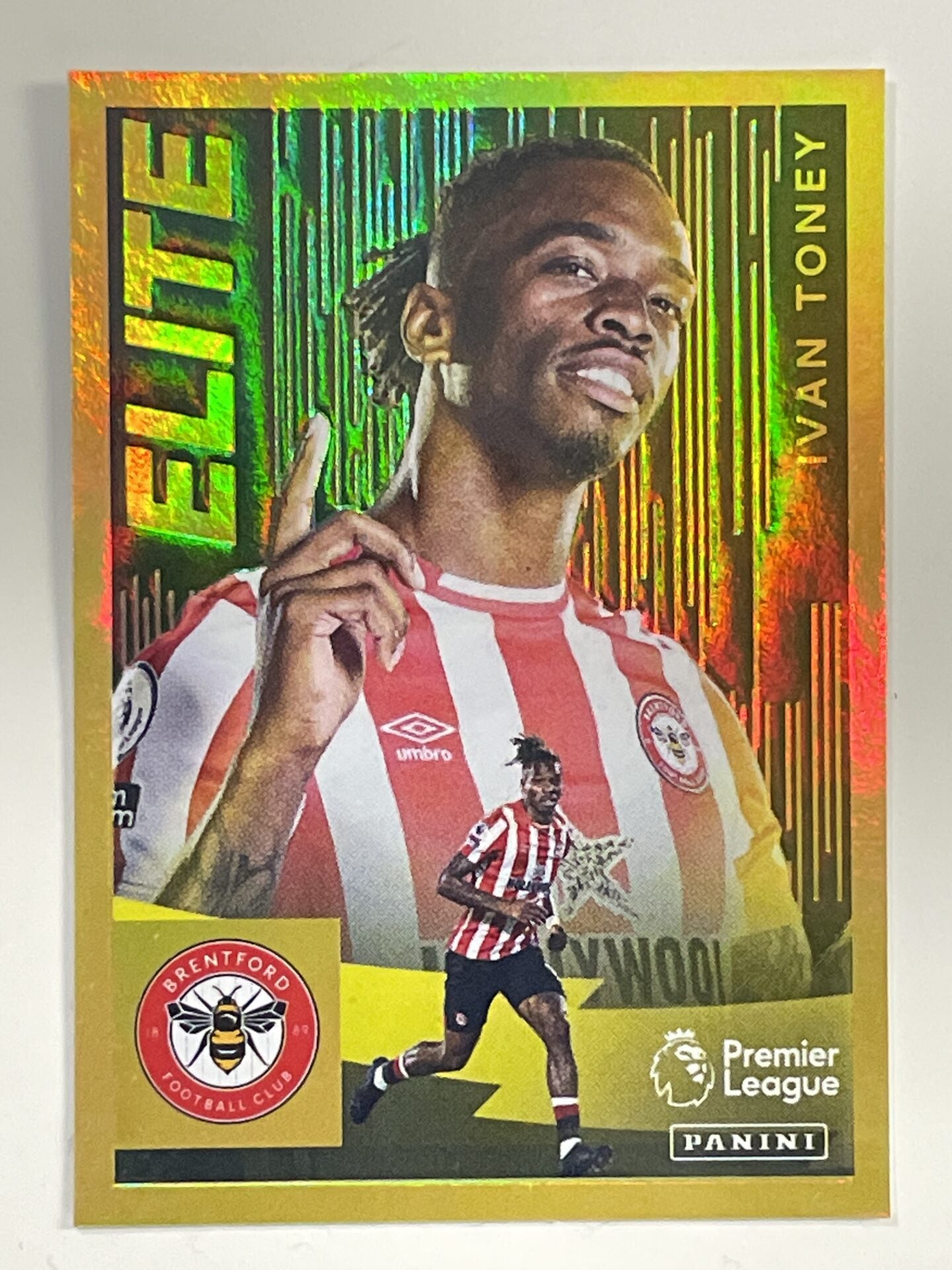 Ivan Toney Brentford Elite Panini Premier League 2022 Football Stickers