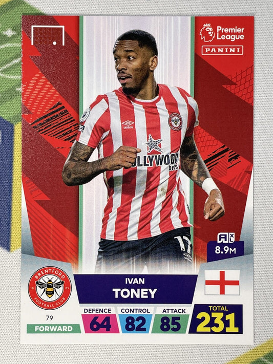 Ivan Toney Brentford Panini Premier League Adrenalyn XL 2023 Card