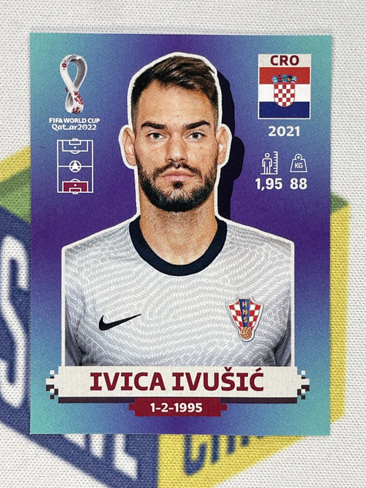 Ivica Ivusic Croatia Panini World Cup 2022 Qatar Stickers