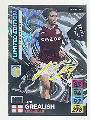 Jack-Grealish-Signature-Limited-Edition-Panini-Adrenalyn-XL-2021-22-Card-Football