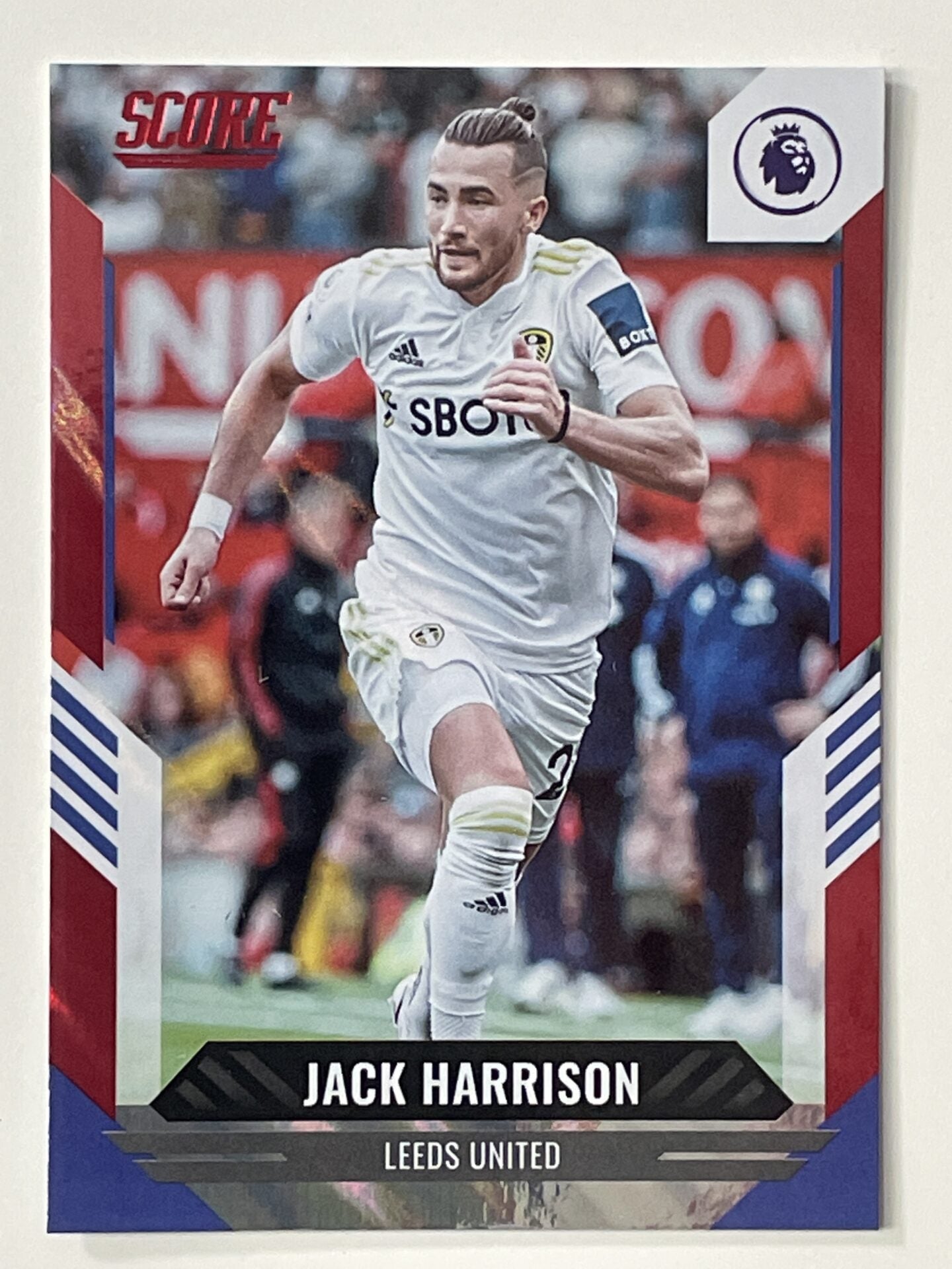 Jack Harrison Leeds United Base Red Lava Parallel Panini Premier League Score 2021 2022