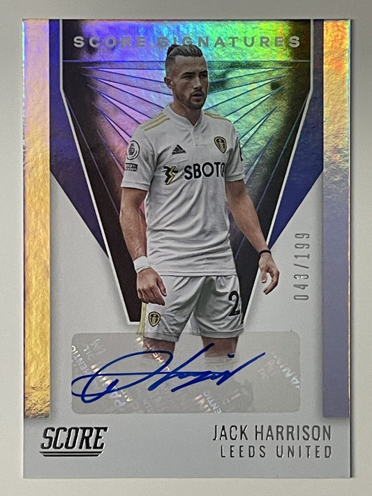 Jack Harrison Leeds United Score Signatures Panini Premier League Score 2021 2022