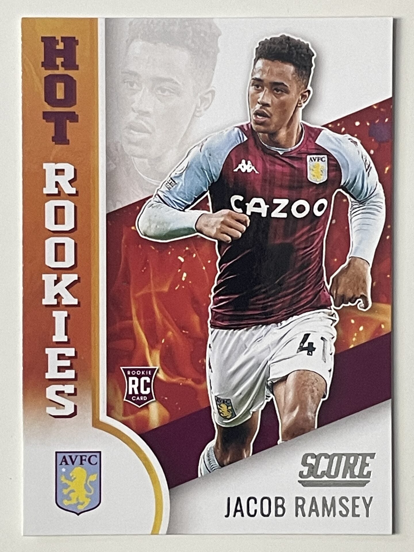 Jacob Ramsey Aston Villa Hot Rookies Panini Premier League Score 2021 2022