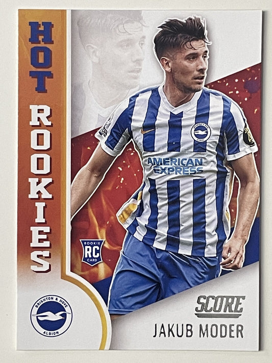 Jakub Moder Brighton Hot Rookies Panini Premier League Score 2021 2022