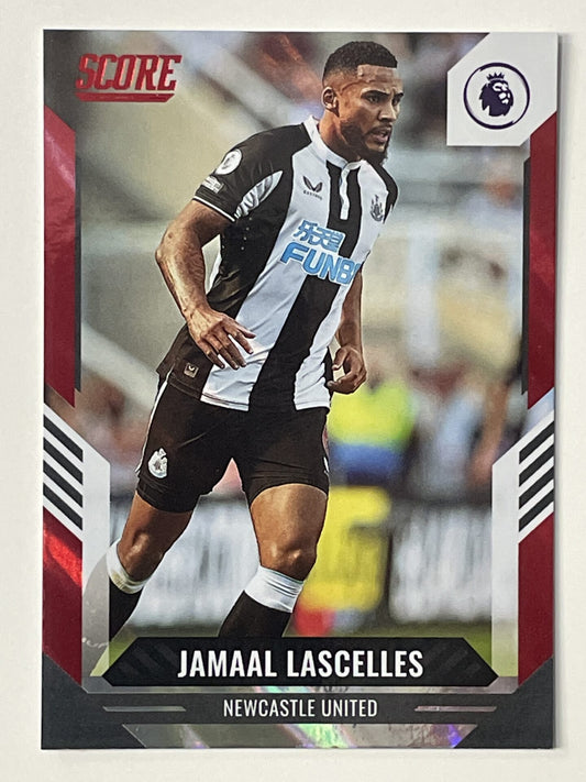 Jamaal Lascelles Newcastle United Base Red Lava Parallel Panini Premier League Score 2021 2022