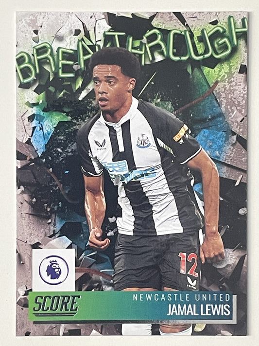 Jamal Lewis Newcastle United Breakthrough Panini Premier League Score 2021 2022