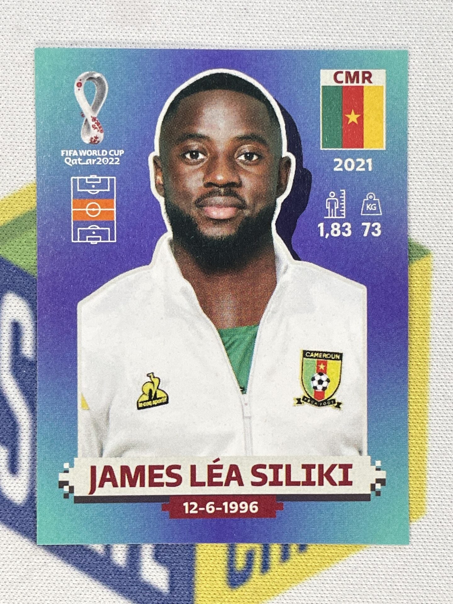 James Leo Siliki Cameroon Panini World Cup 2022 Qatar Stickers