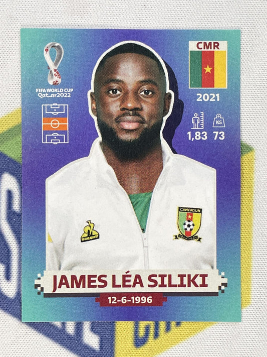 James Leo Siliki Cameroon Panini World Cup 2022 Qatar Stickers