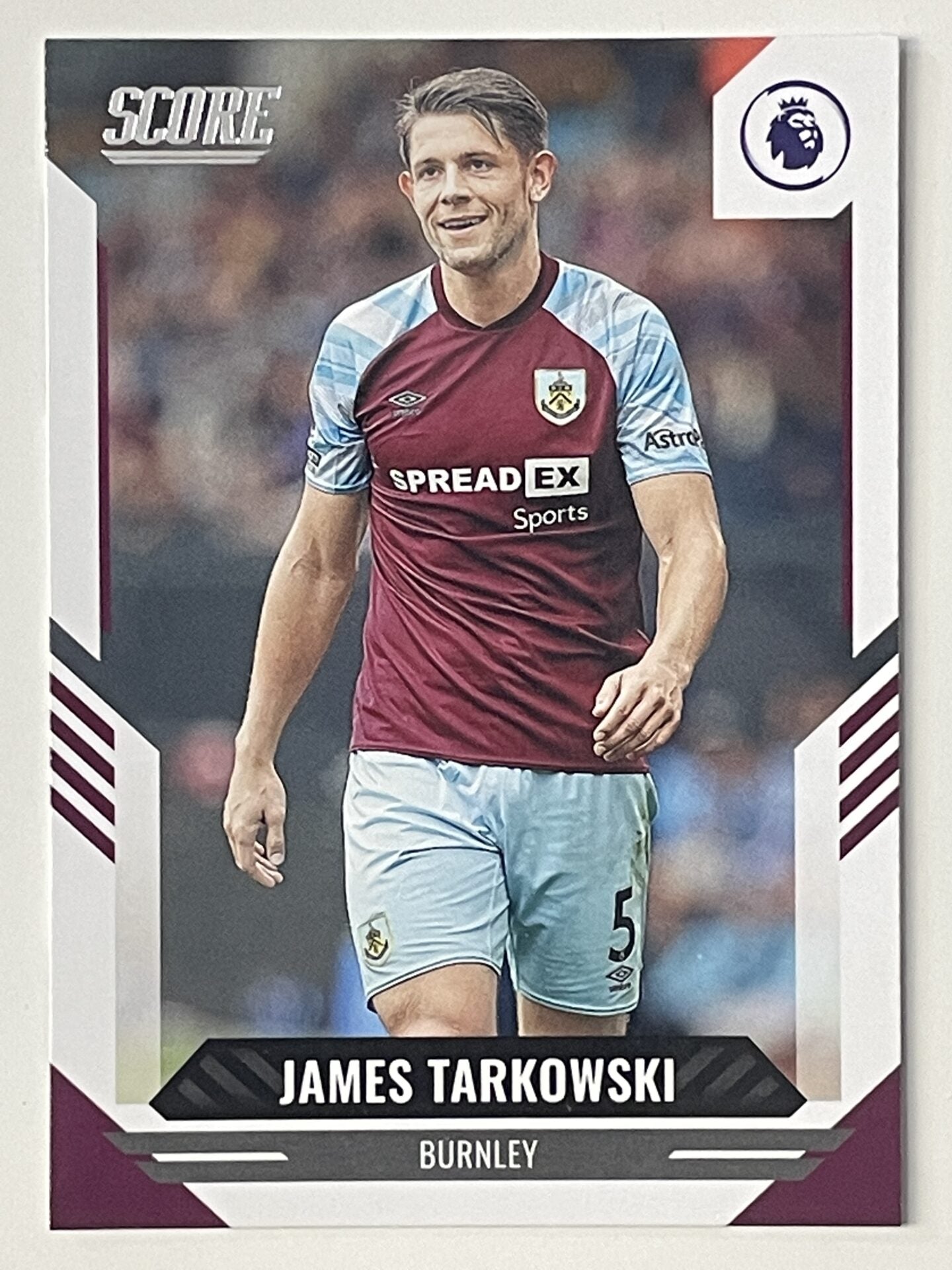 James Tarkowski Burnley Base Panini Premier League Score 2021 2022