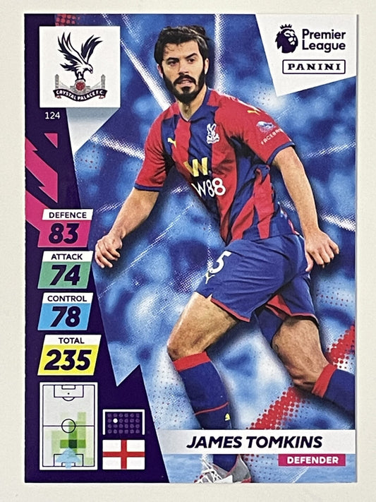 James Tomkins Crystal Palace Base Panini Adrenalyn XL PLUS Premier League 2021 2022