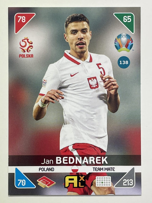 Jan Bednarek Team Mates (Poland) Football Cards &#8211; Euro 2020 Adrenalyn XL