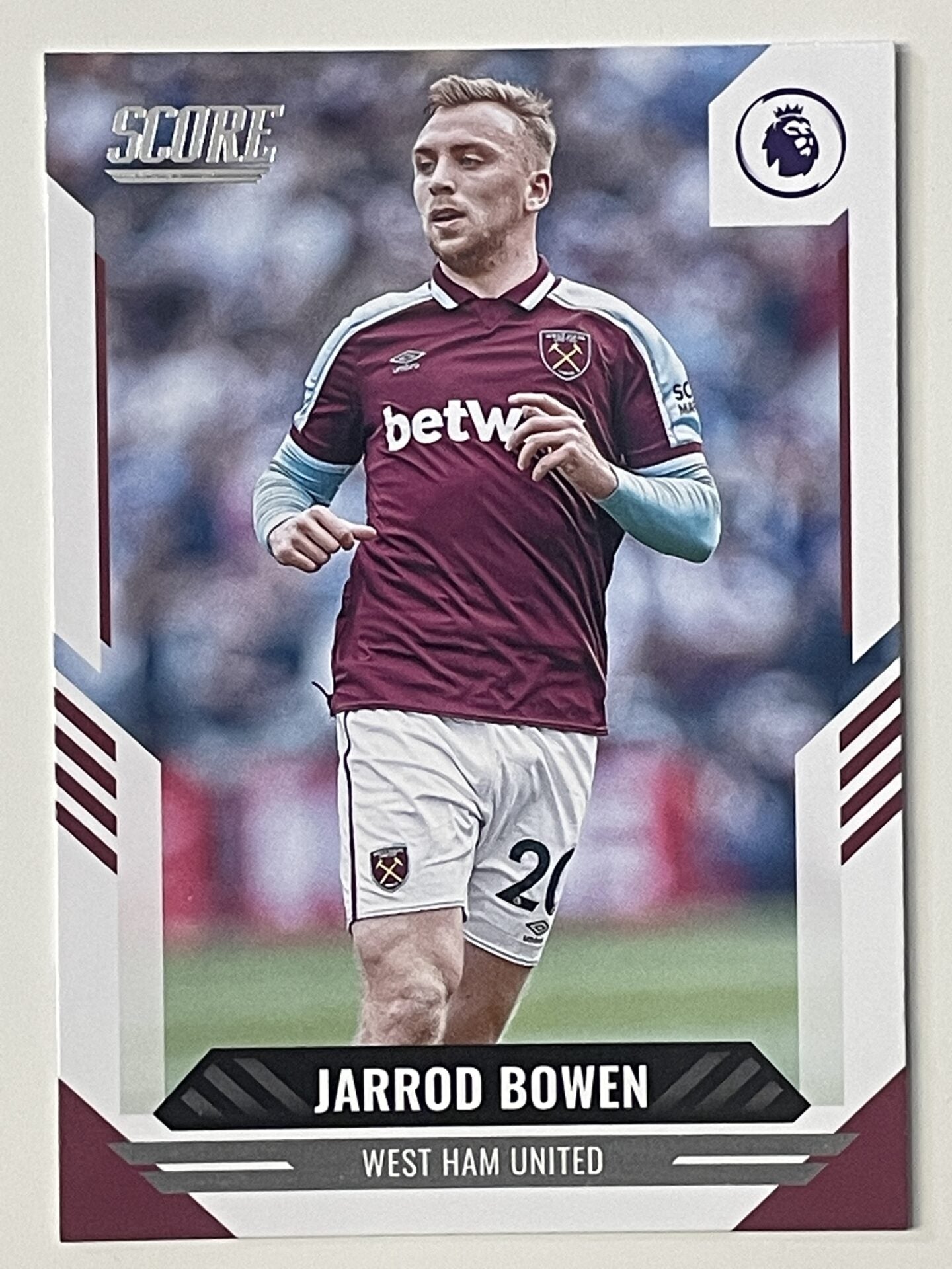 Jarrod Bowen West Ham Base Panini Premier League Score 2021 2022