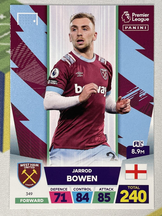 Jarrod Bowen West Ham Panini Premier League Adrenalyn XL 2023 Card