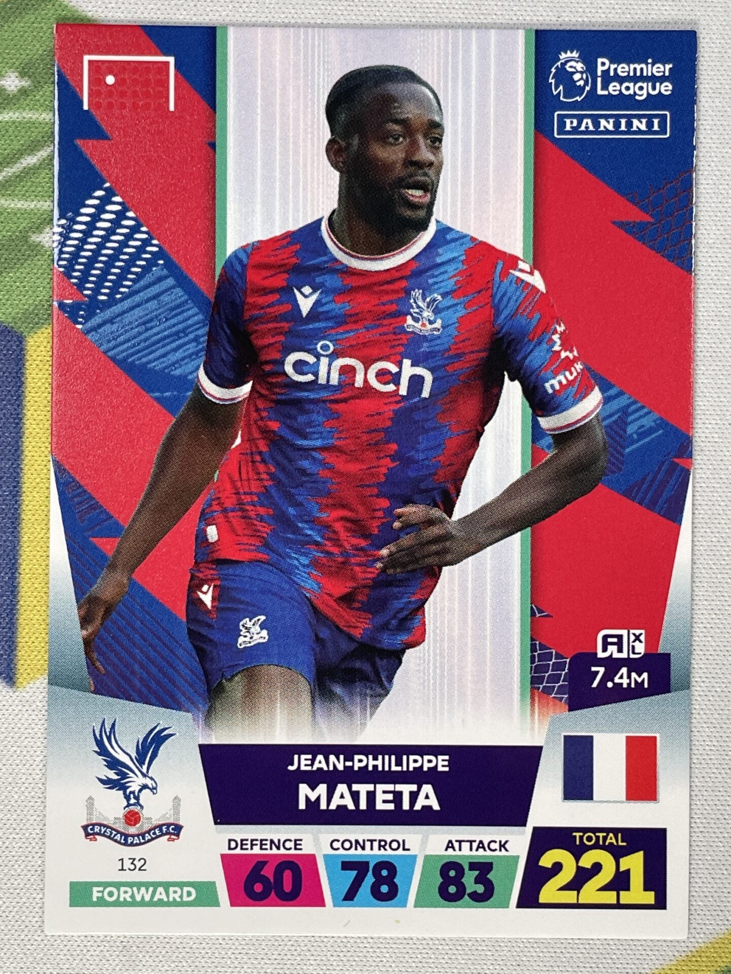 Jean-Philippe Crystal Palace Panini Premier League Adrenalyn XL 2023 Card