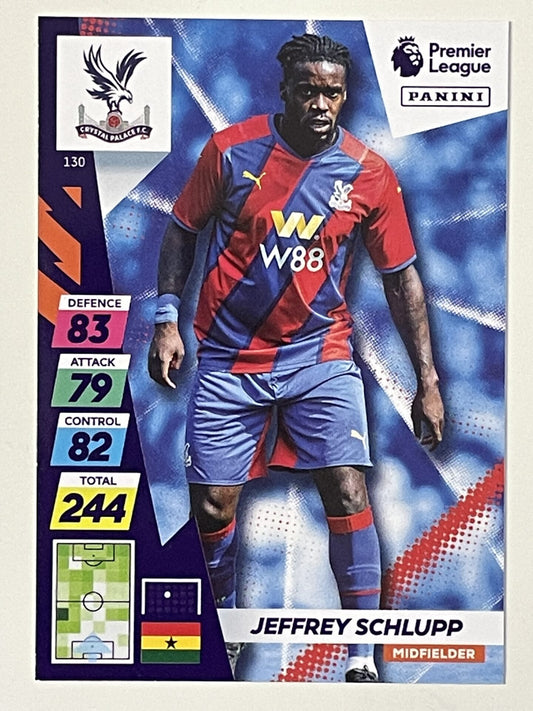 Jeffrey Schlupp Crystal Palace Base Panini Adrenalyn XL PLUS Premier League 2021 2022