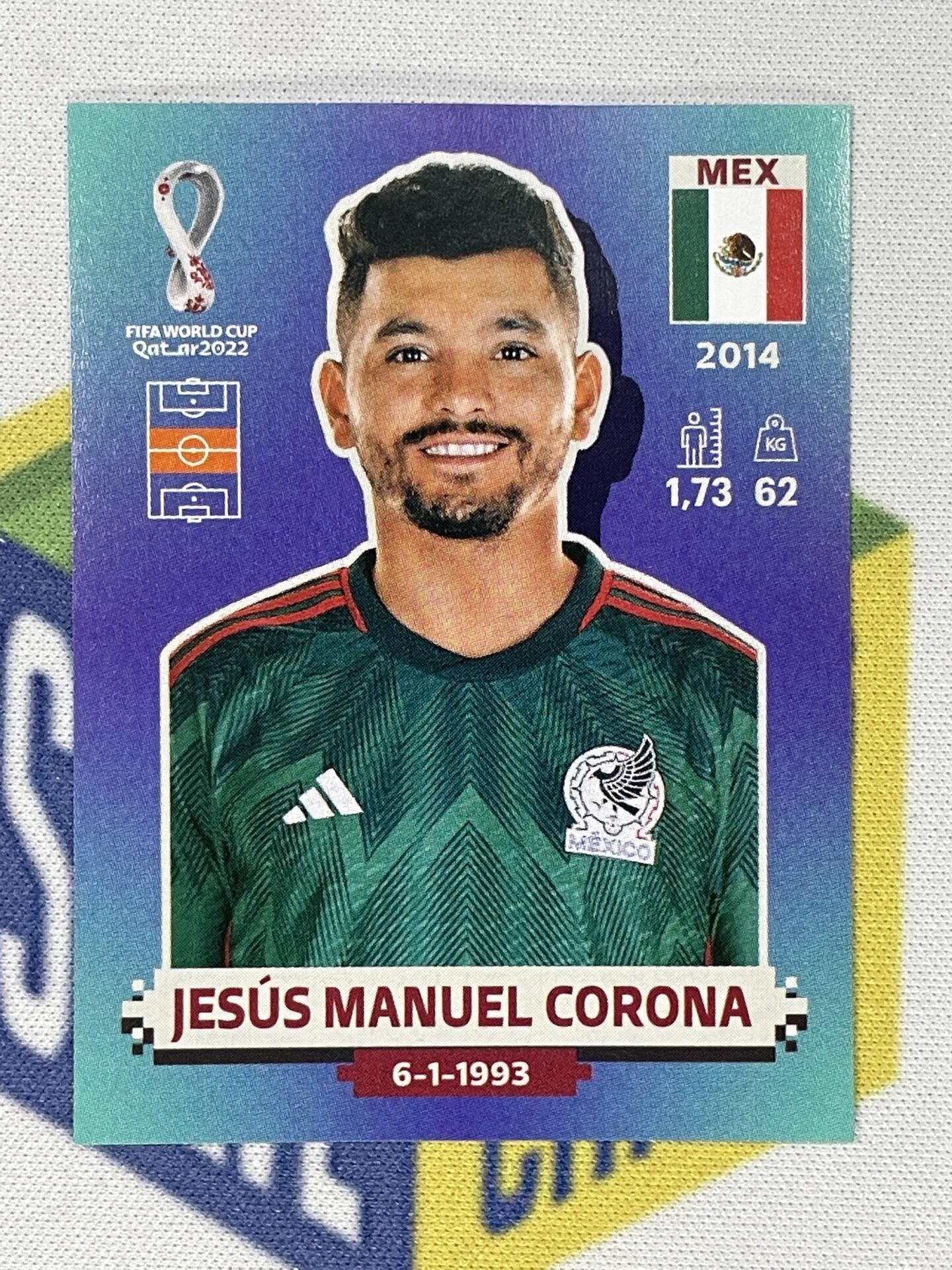 Jesus Manuel Corona Mexico Panini World Cup 2022 Qatar Stickers