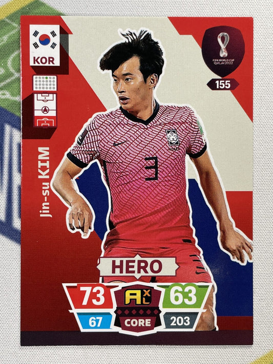 Jin-Su Kim South Korea South Korea Panini World Cup 2022 Adrenalyn XL Card