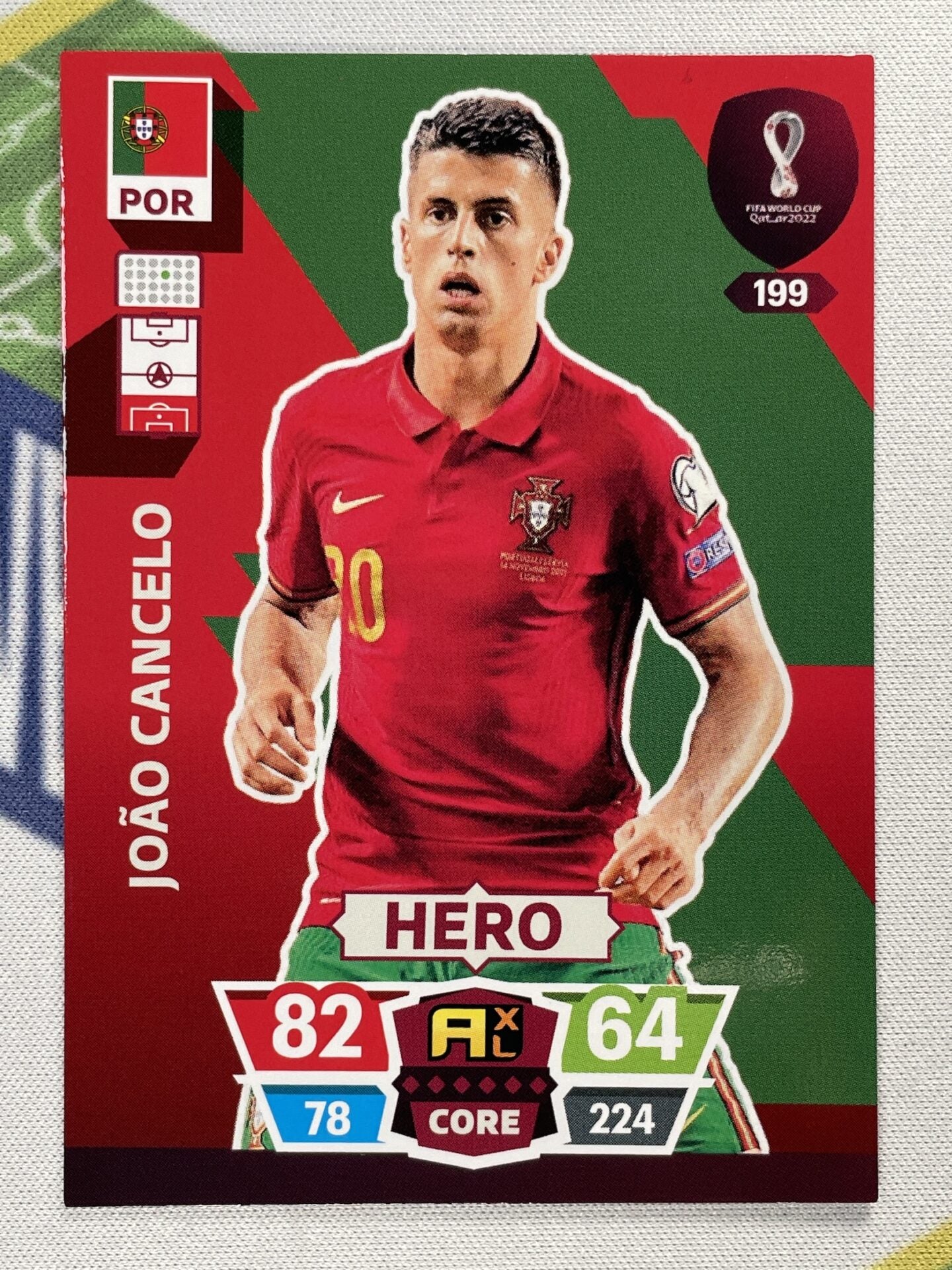 Joao Cancelo Portugal Panini World Cup 2022 Adrenalyn XL Card