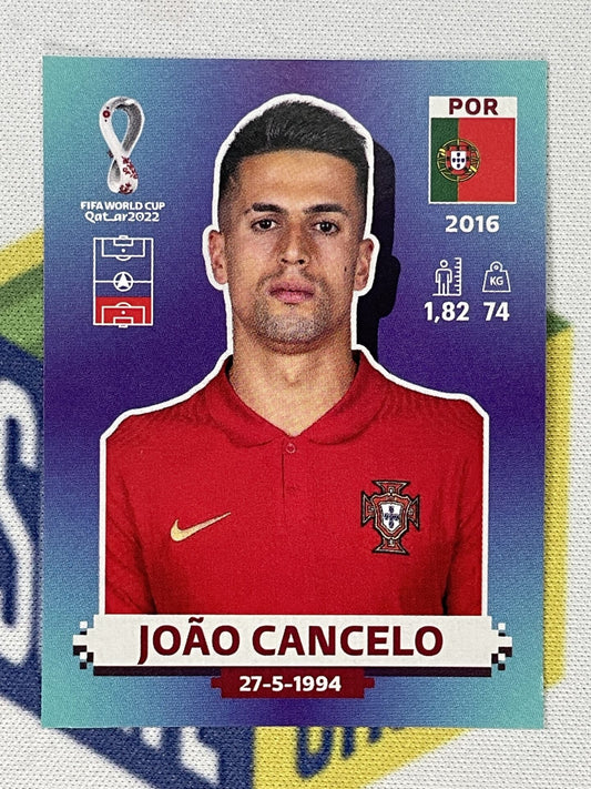 Joao Cancelo Portugal Panini World Cup 2022 Qatar Stickers