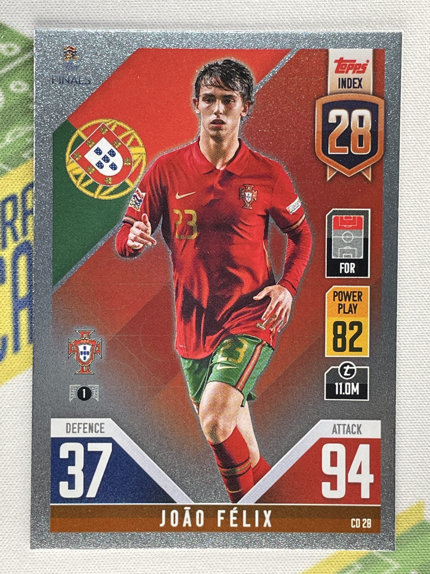 Joao Felix Portugal Topps Match Attax 101 Road to Nations League 2022 Card