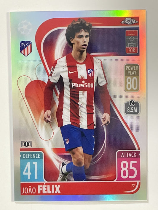 Joao Felix Refractor Topps Match Attax Chrome 2021 2022