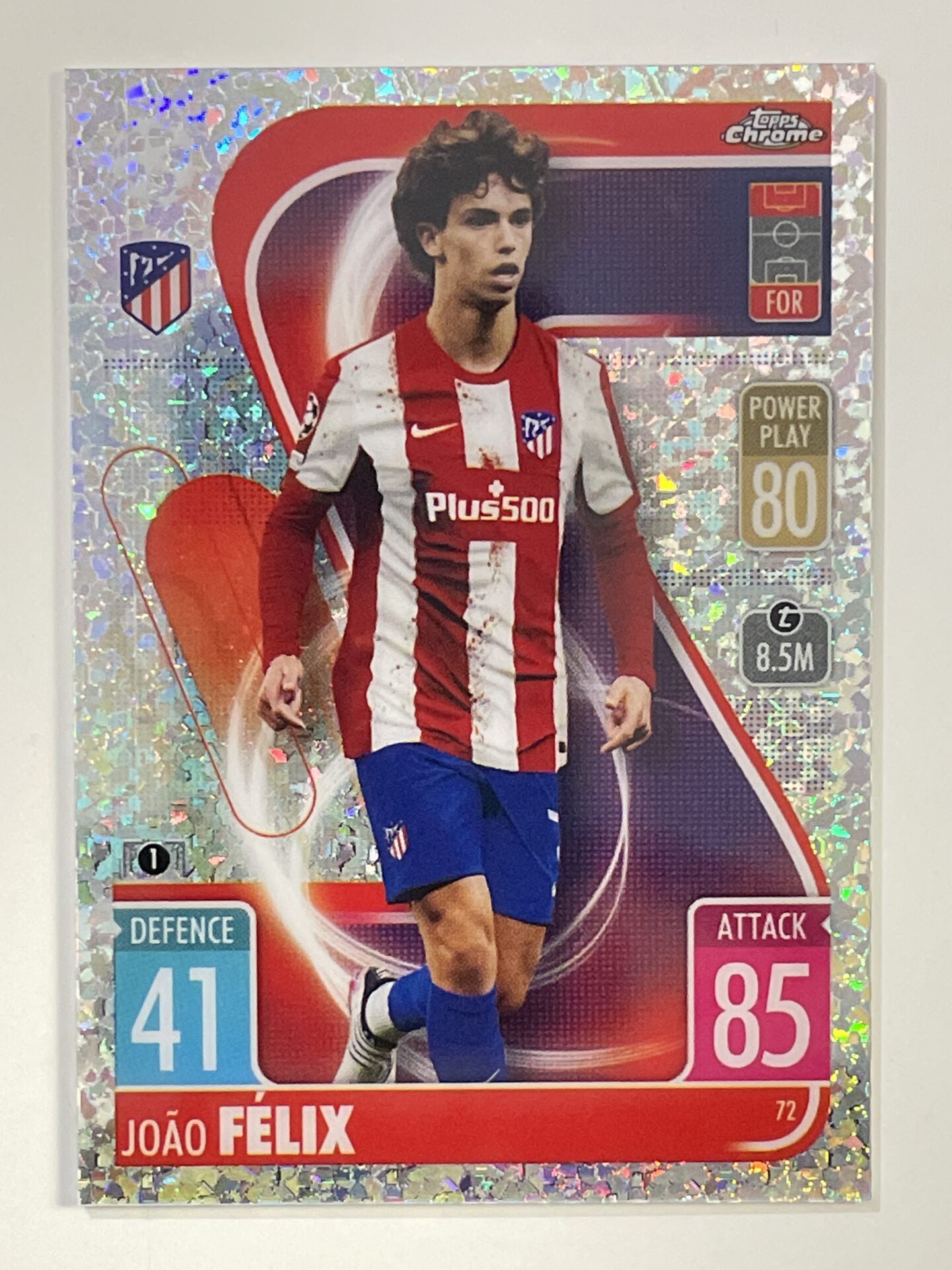 Joao Felix Speckle Refractor Topps Match Attax Chrome 2021 2022