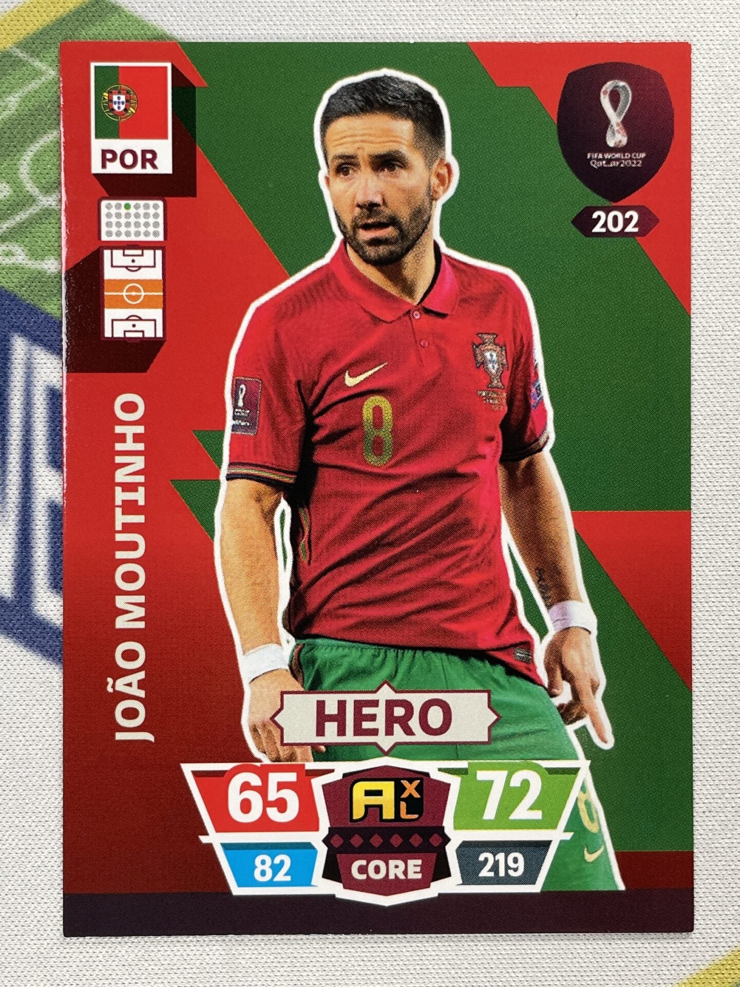 Joao Moutinho Portugal Panini World Cup 2022 Adrenalyn XL Card